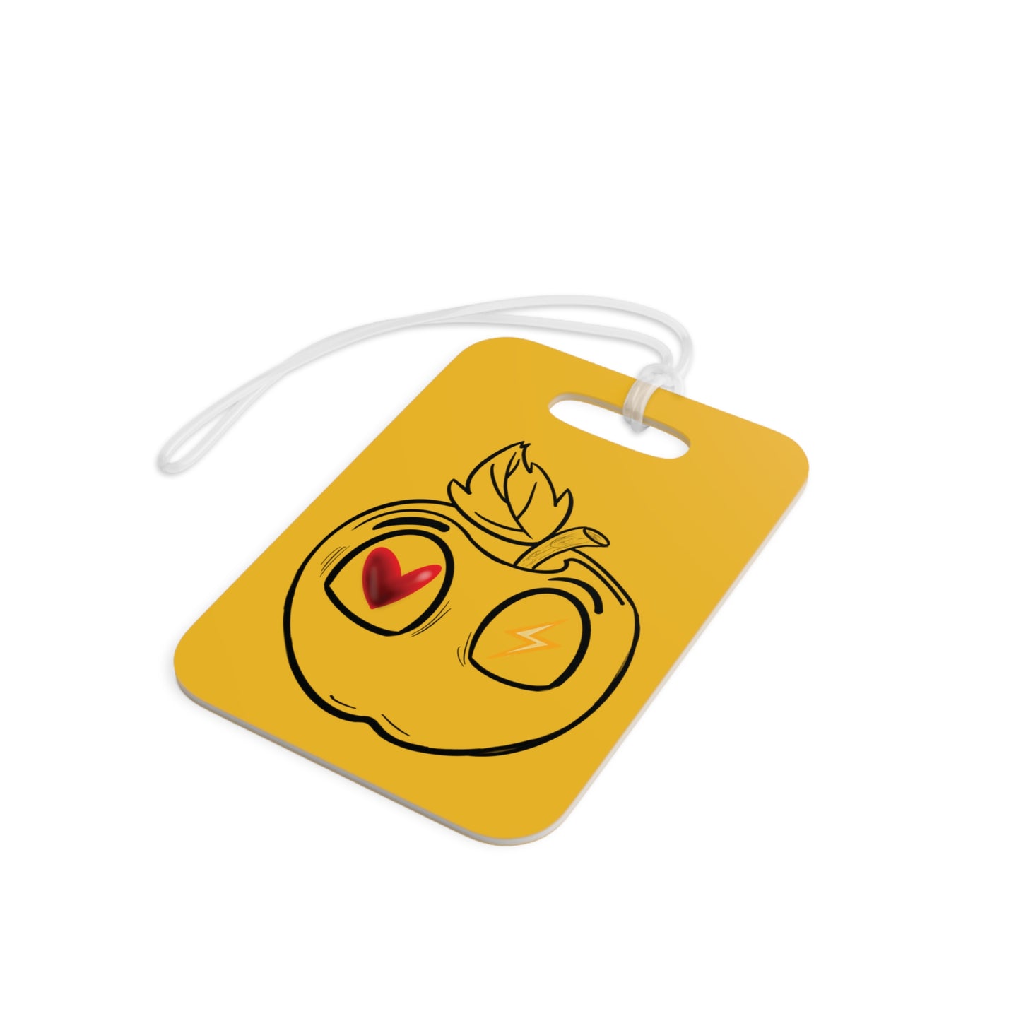 (Yellow) Big Apple Energy Luggage Tags